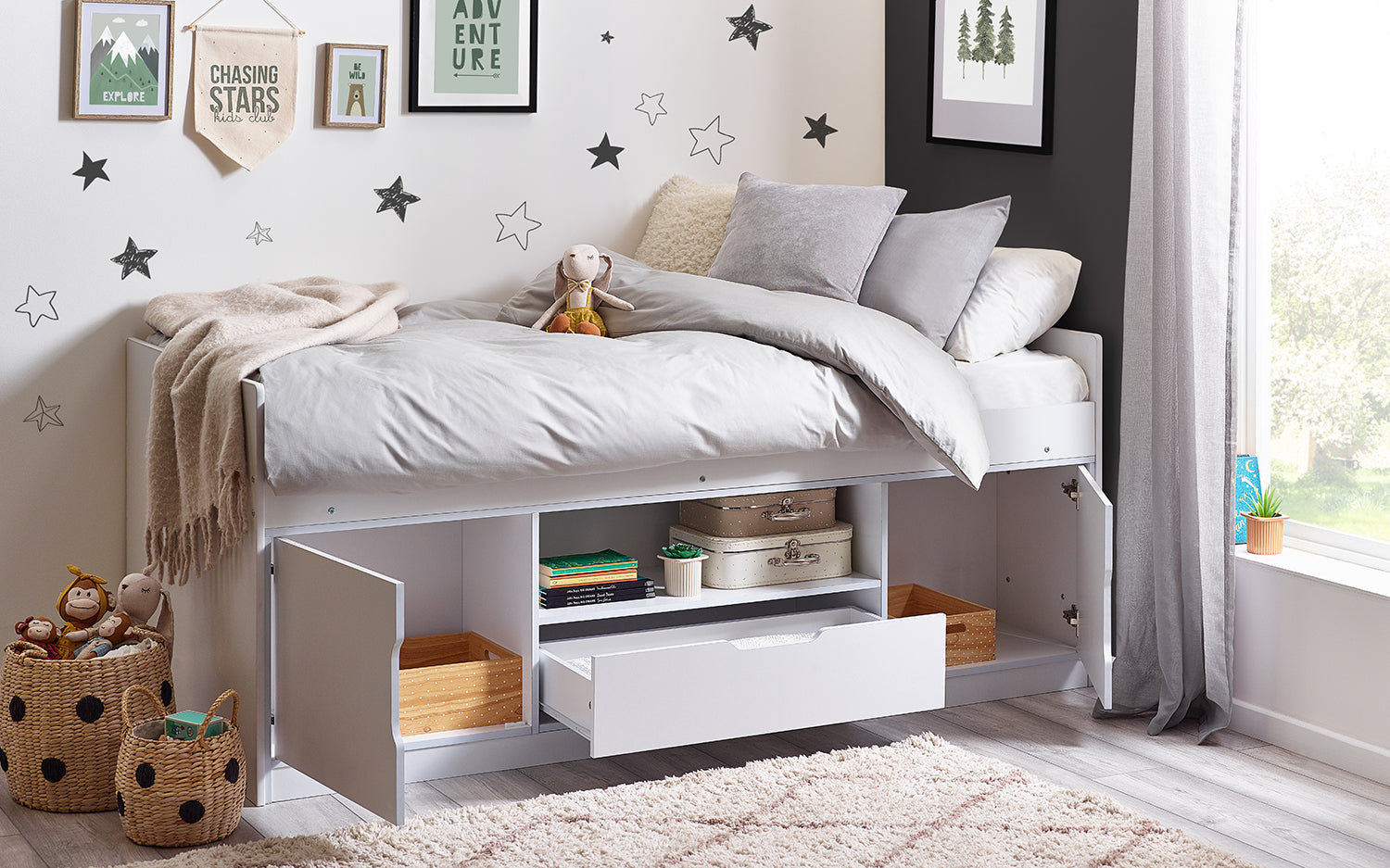 Julian Bowen Atom Low Sleeper - White