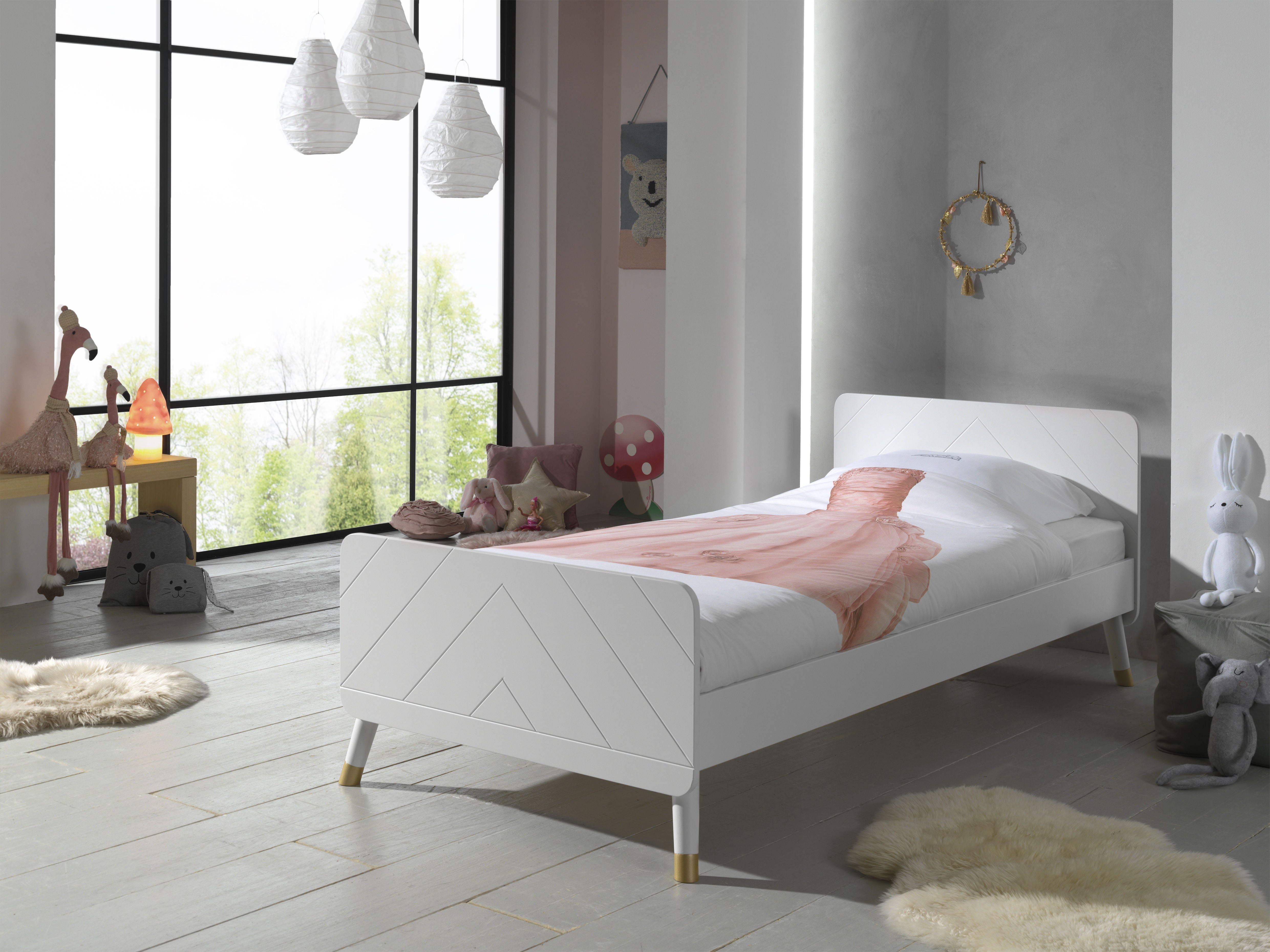 Vipack Billy Kids Bed With Bedside Drawers & 2 Door Wardrobe- White