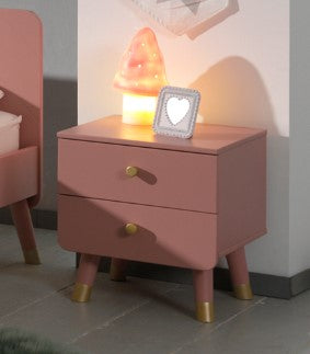 Vipack Billy Kids Bed With Bedside Drawers - Pink