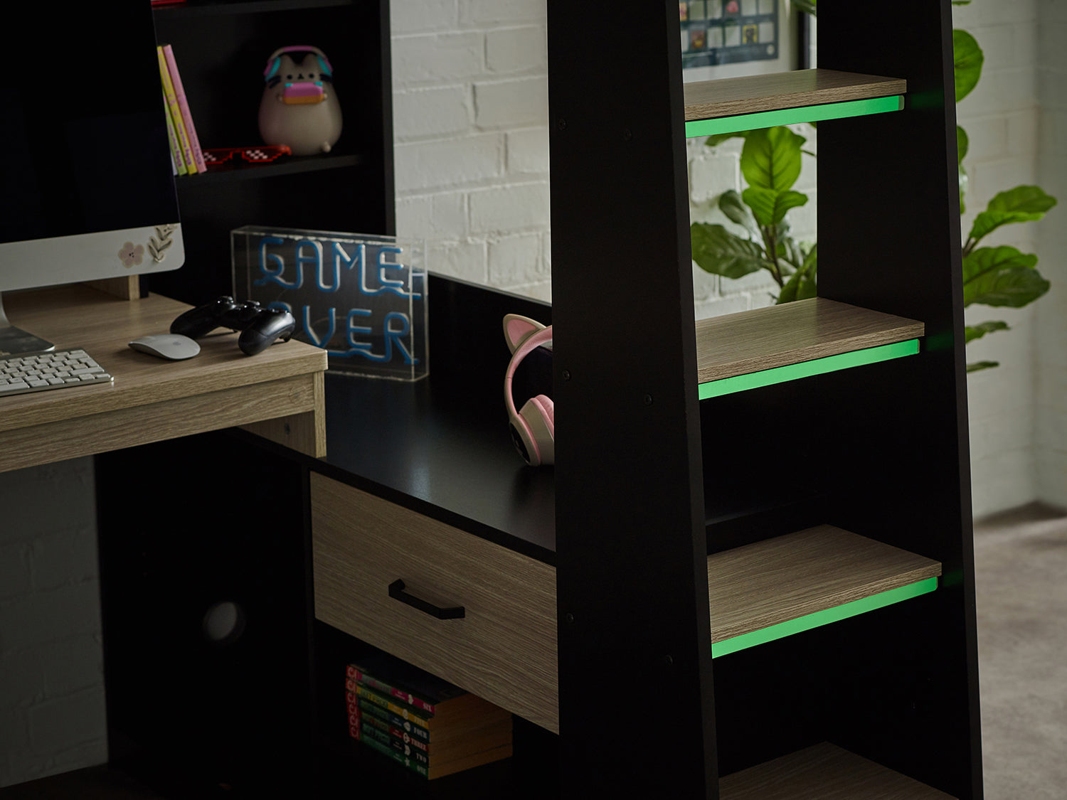 Julian Bowen Blaze Gaming High Sleeper - Black