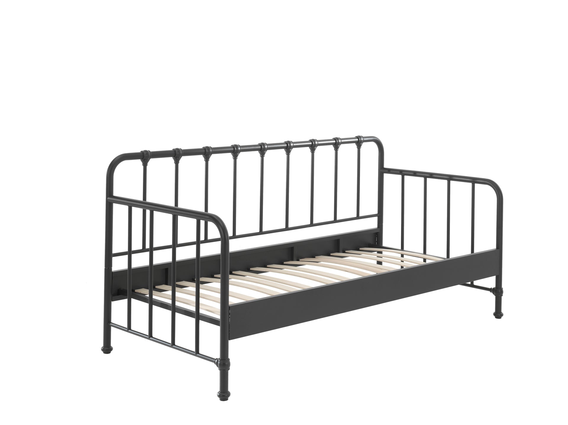 Vipack Bronxx Day Bed 90cm x 200cm - Black