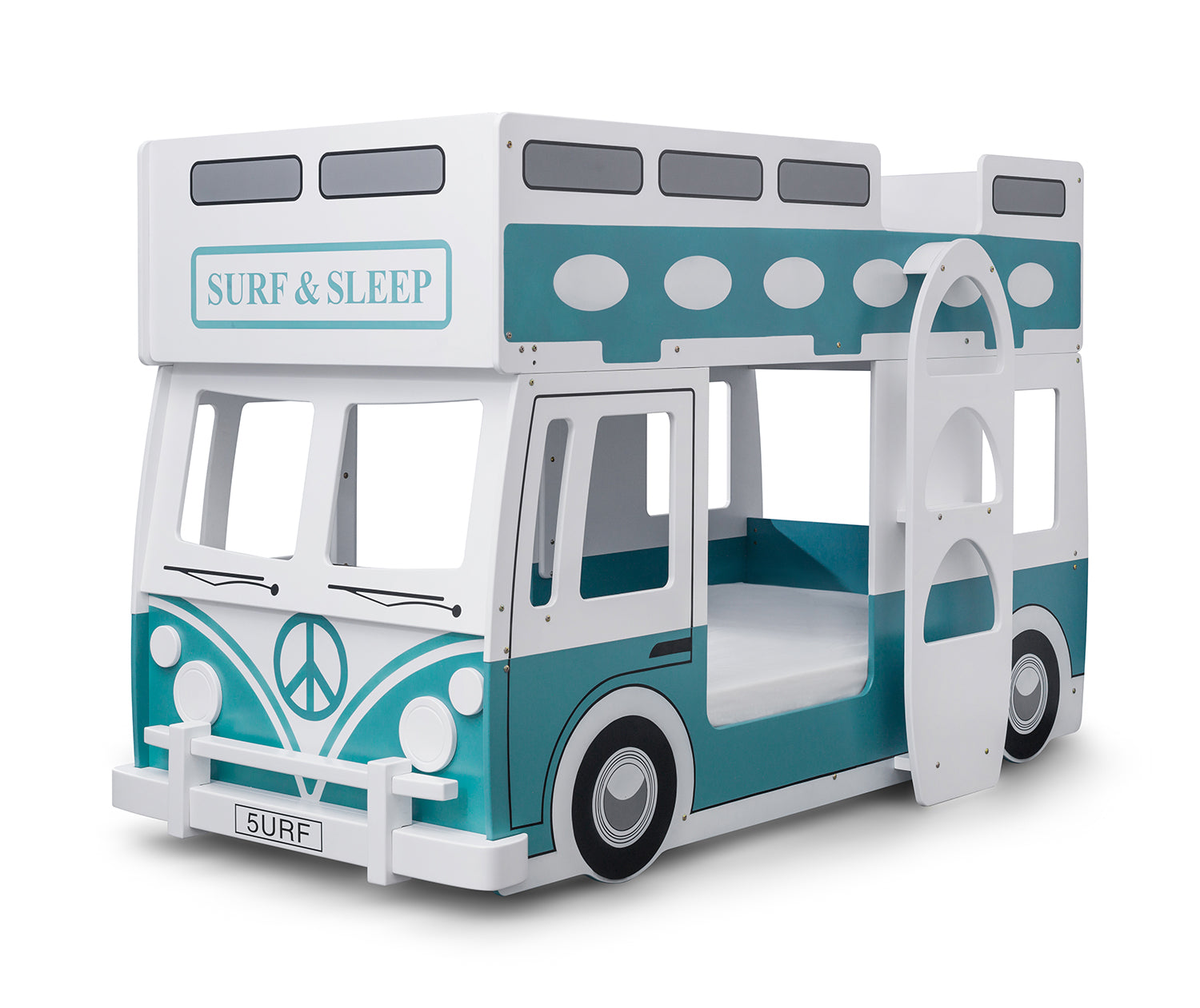 Julian Bowen Campervan Bunk Bed - White