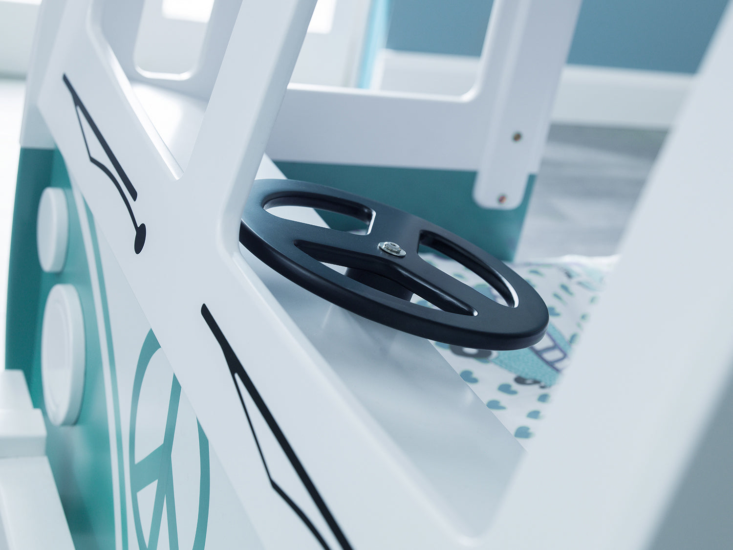 Julian Bowen Campervan Bunk Bed - White