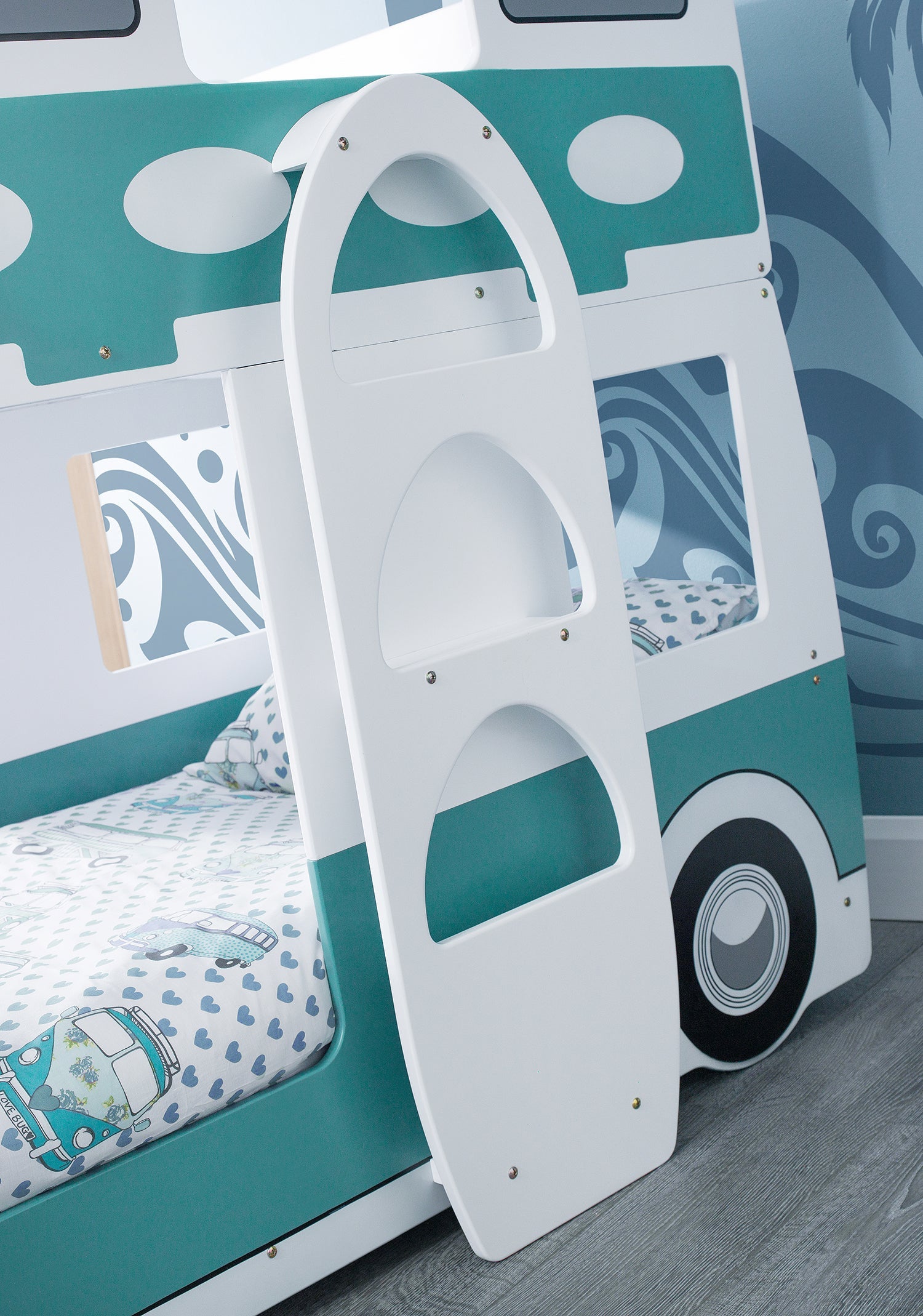 Julian Bowen Campervan Bunk Bed - White