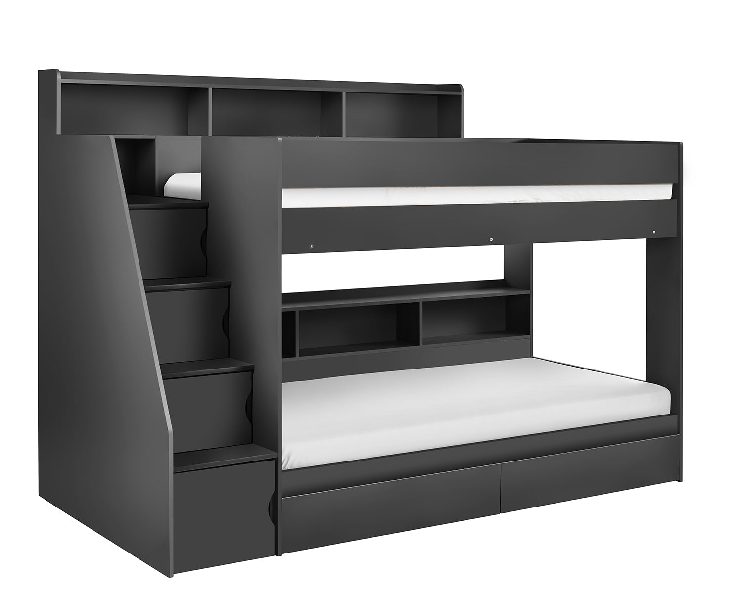 Julian Bowen Camelot Staircase Bunk Bed - Grey