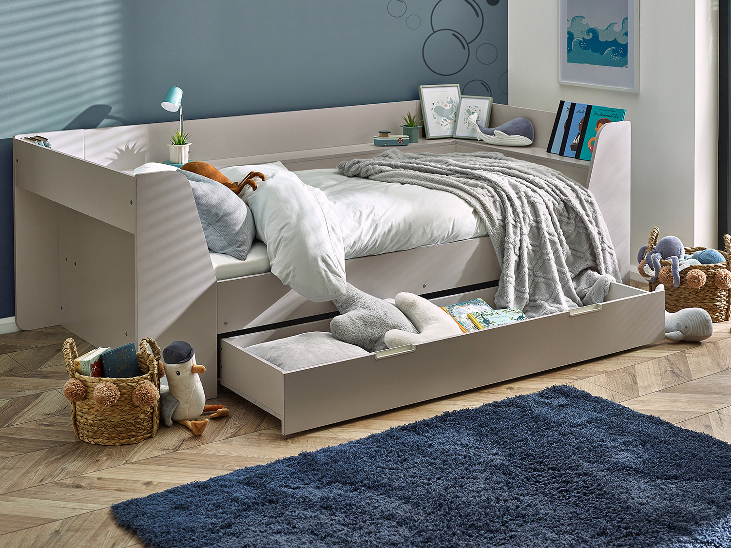 Julian Bowen Cyclone Daybed - Taupe