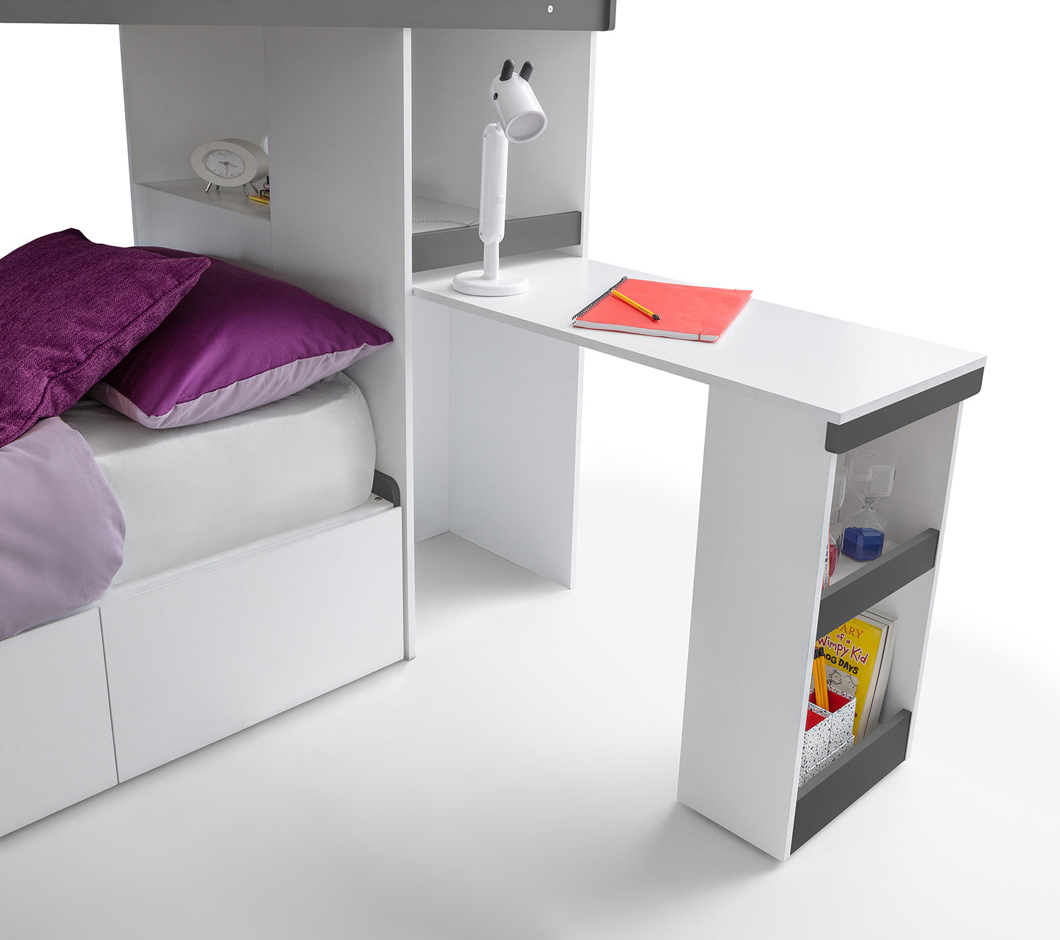 Julian Bowen Eclipse Bunk Bed - Grey