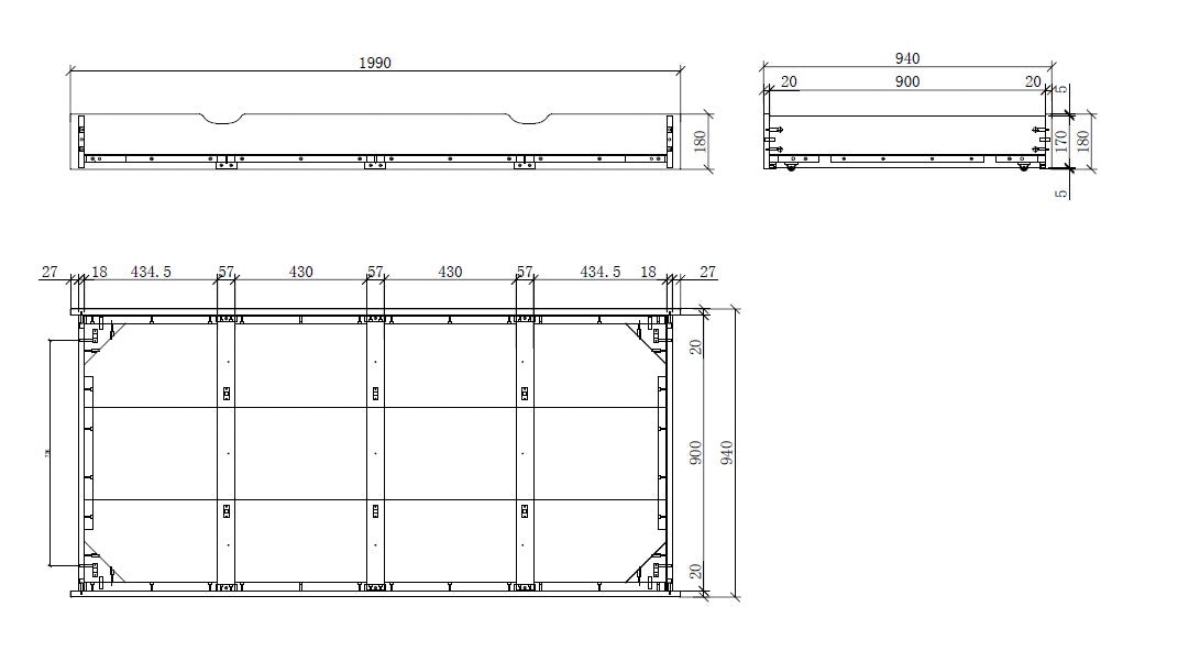 Vipack Erik Kids Single Bed With Slats & Trundle - White