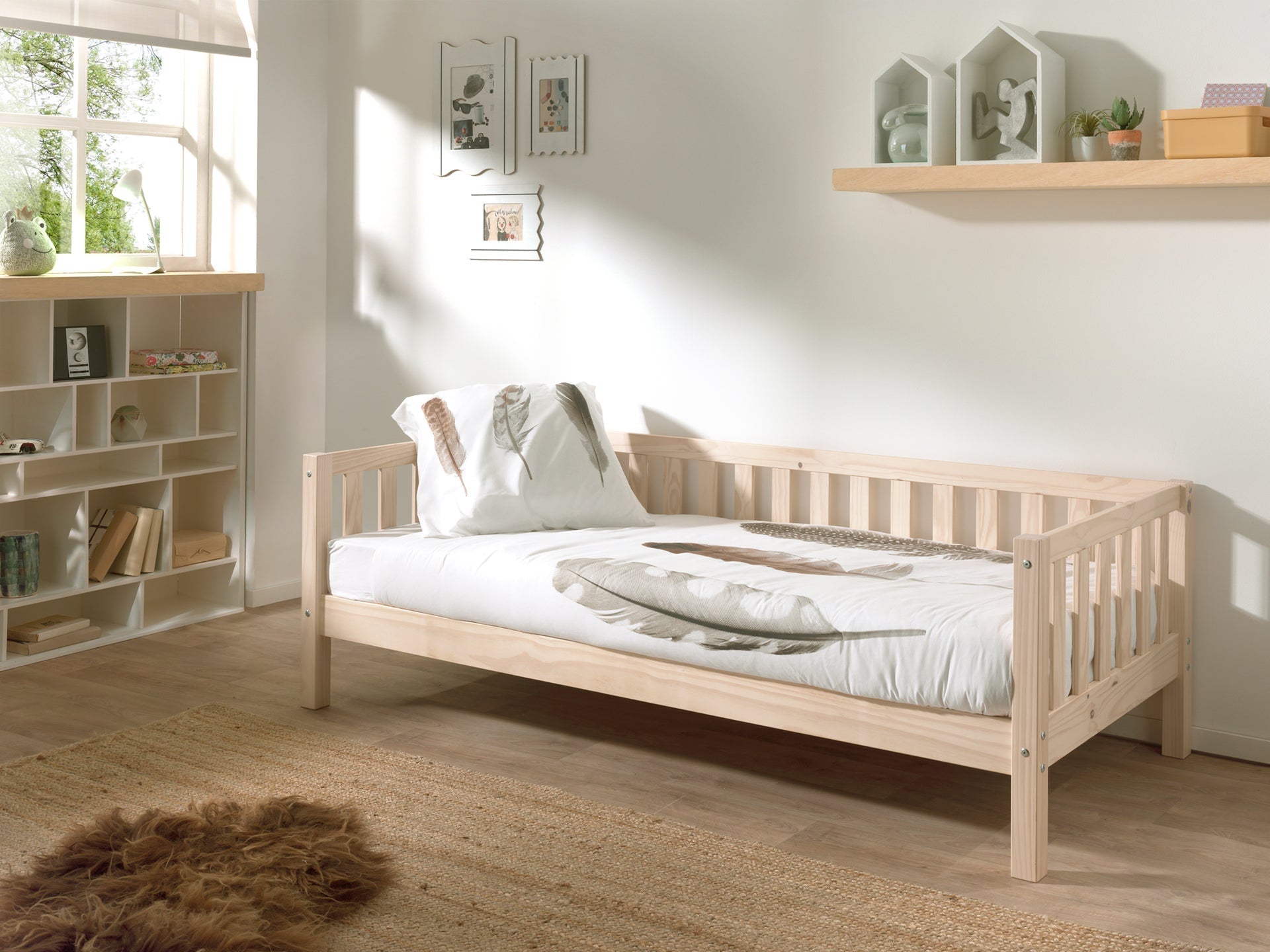 Vipack Fritz Kids Captain Bed - Natural Pine