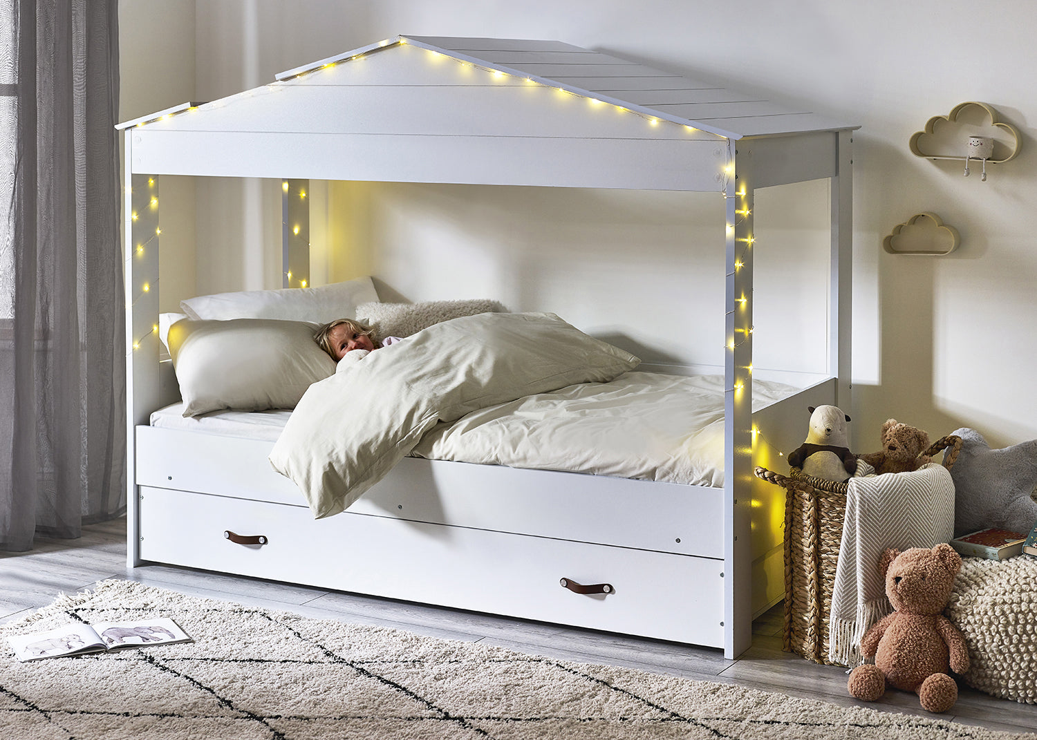 Julian Bowen Hazel Low Sleeper - White