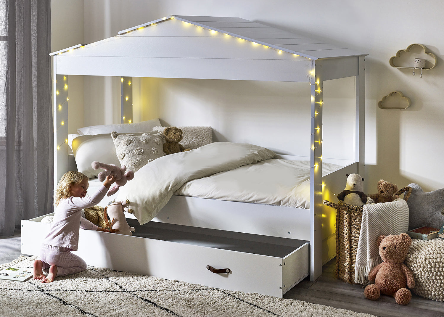 Julian Bowen Hazel Low Sleeper - White