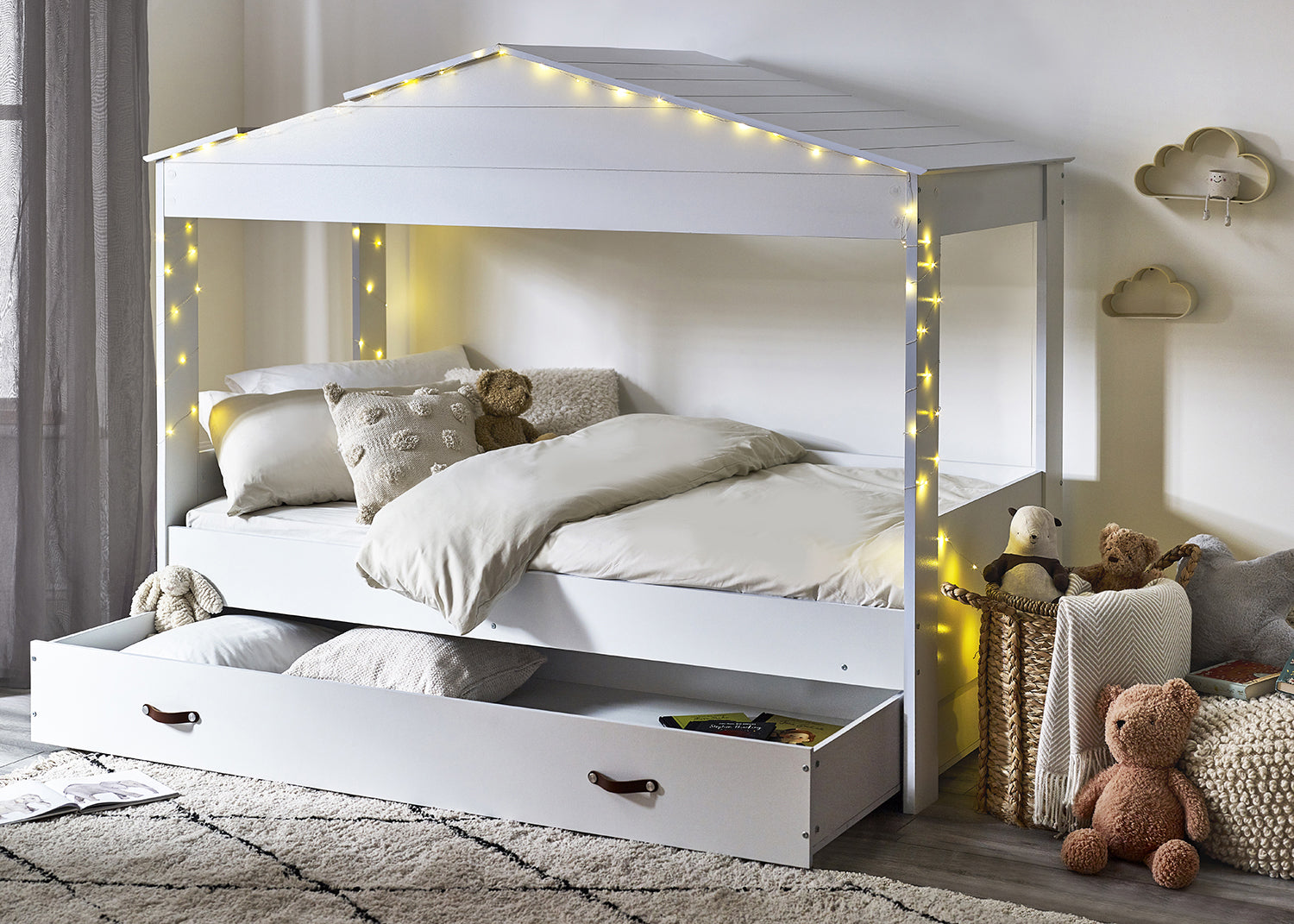 Julian Bowen Hazel Low Sleeper - White