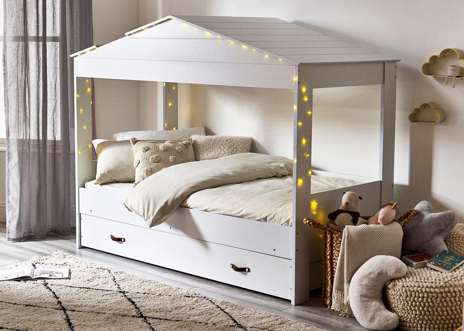 Julian Bowen Hazel Low Sleeper - White