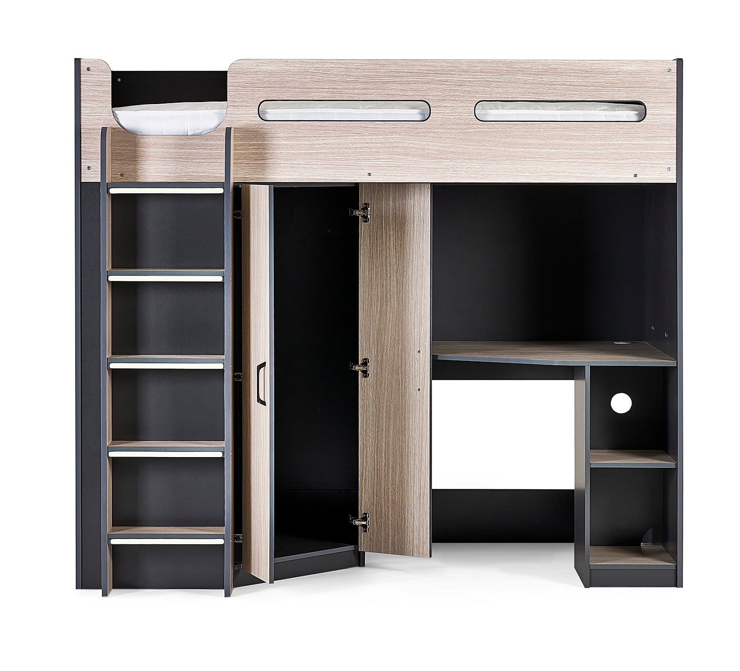 Julian Bowen Hercules High Sleeper - Natural