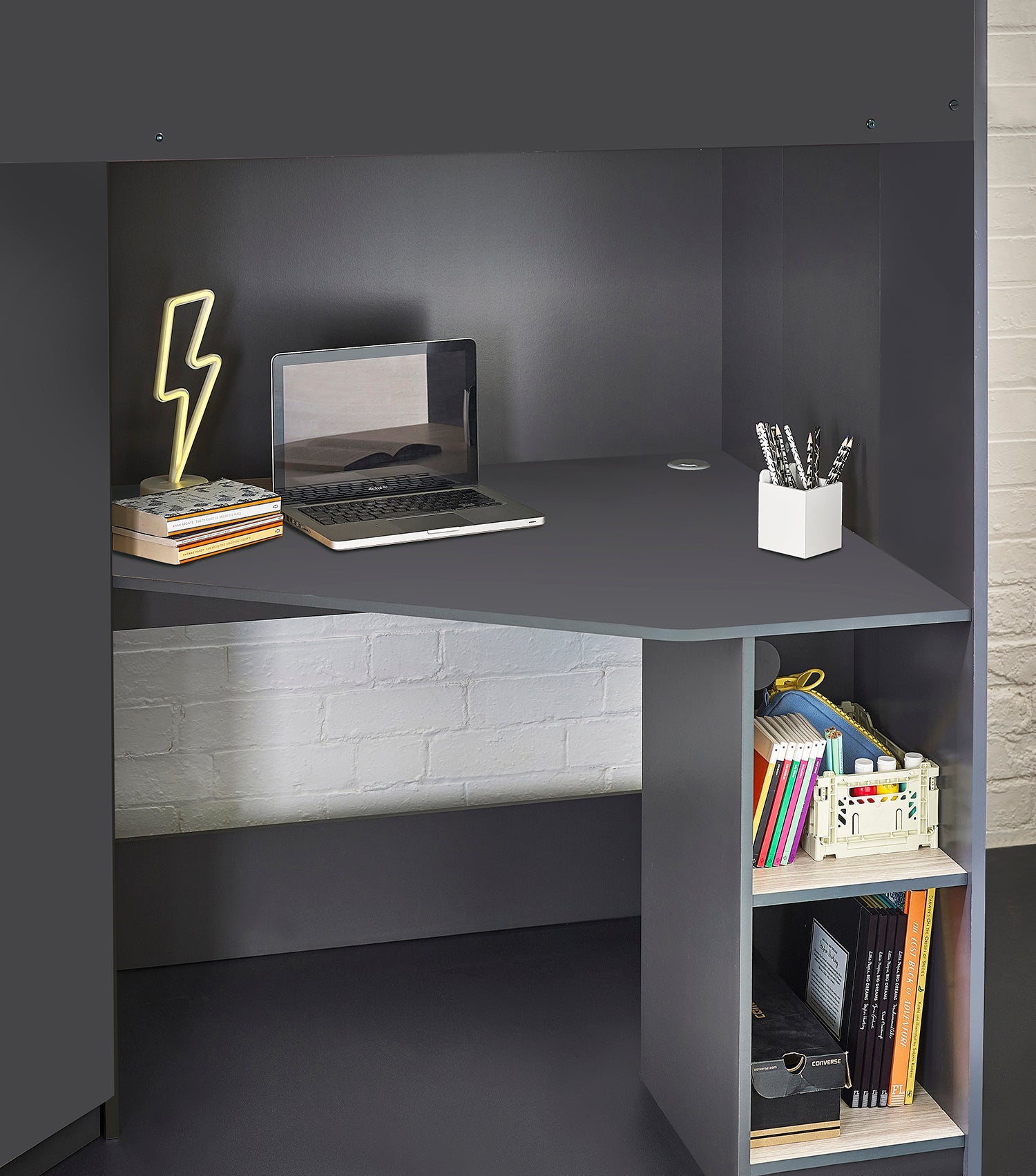 Julian Bowen Hercules High Sleeper - Grey