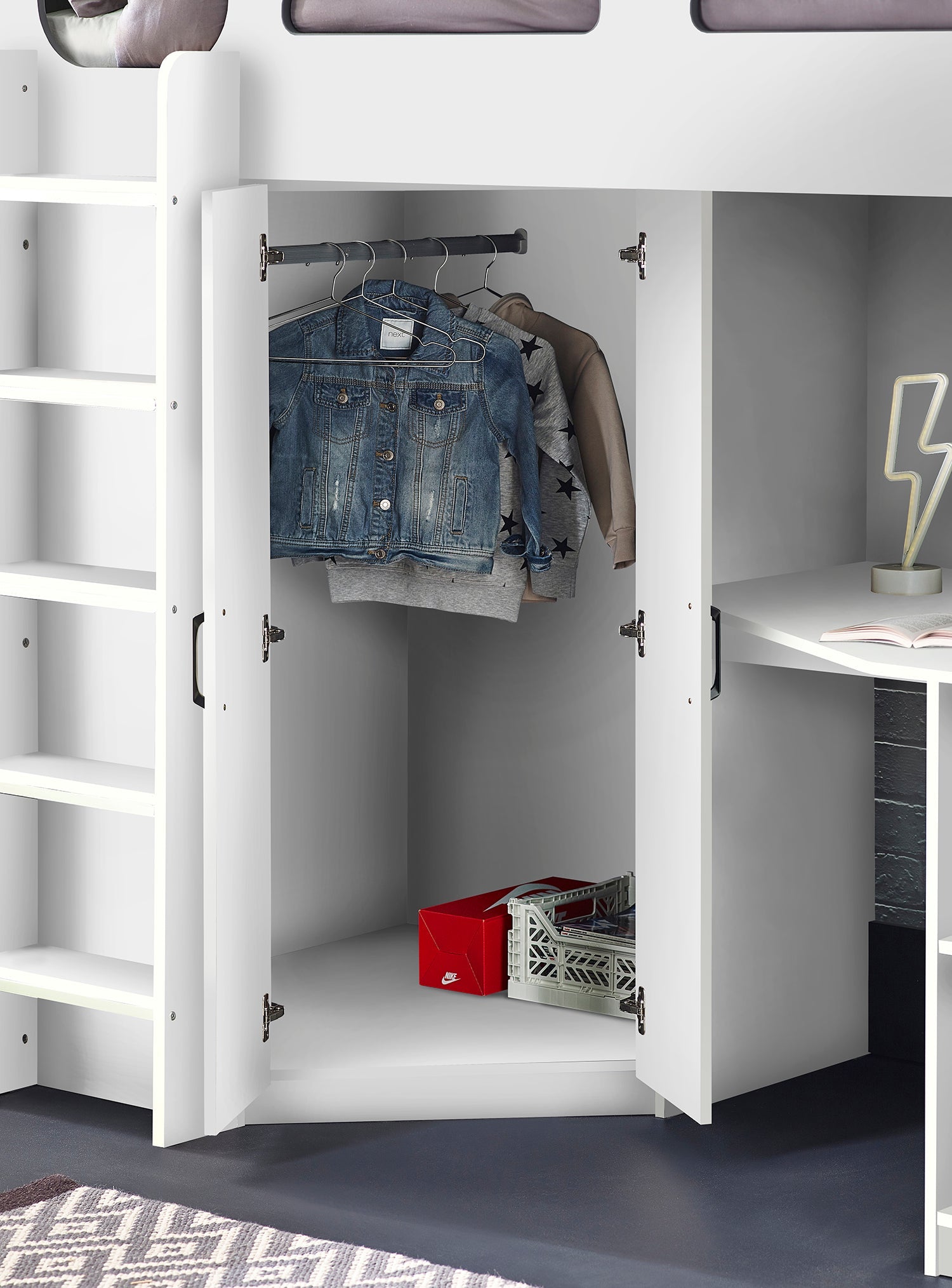 Julian Bowen Hercules High Sleeper - White