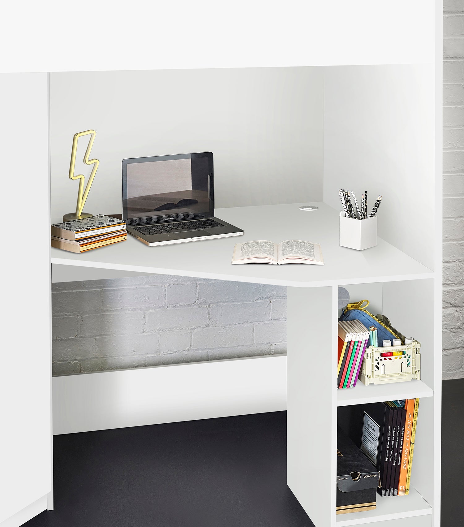 Julian Bowen Hercules High Sleeper - White