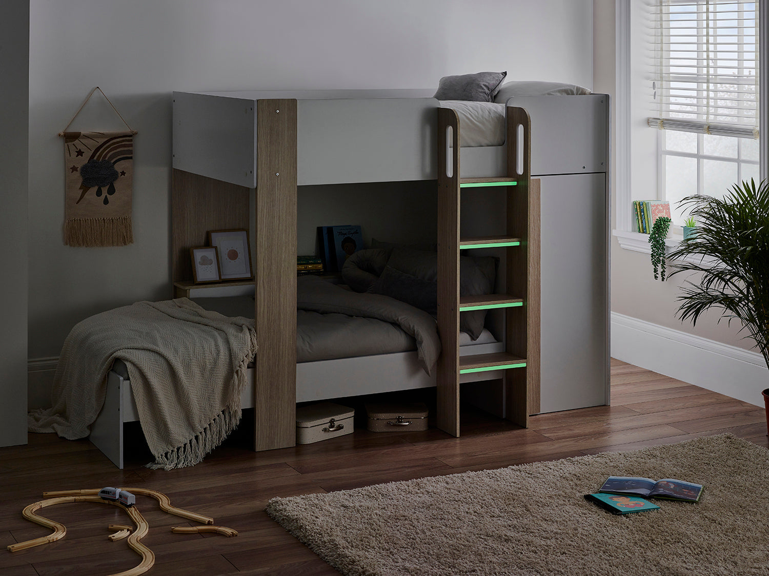 Julian Bowen Horizon Bunk Bed - Natural/White