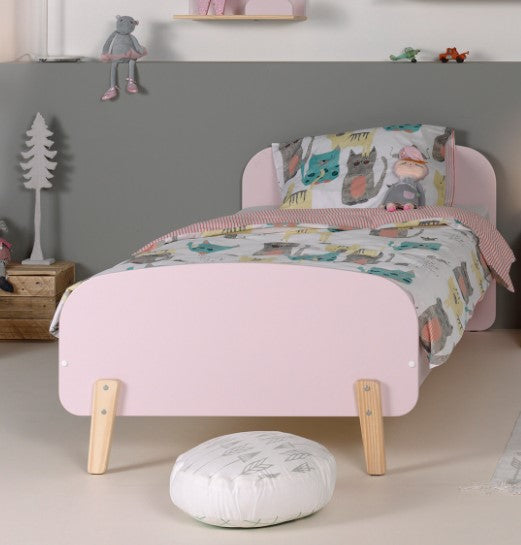 Vipack Kiddy Single Kids Bed - Pink