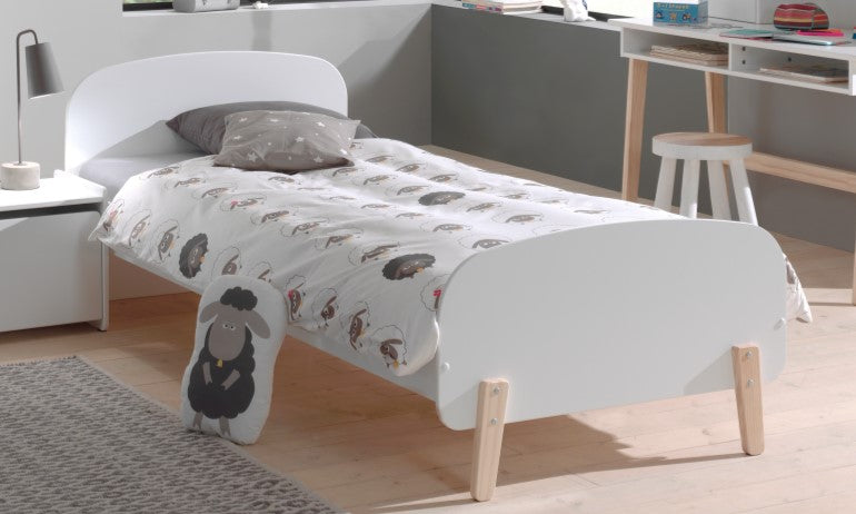 Vipack Kiddy Single Kids Bed - White