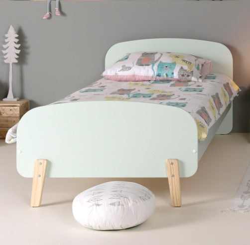 Vipack Kiddy Single Kids Bed - Mint Green