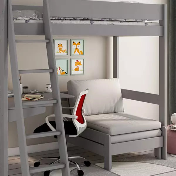 Estella High Sleeper with Sofa Bed & Desk