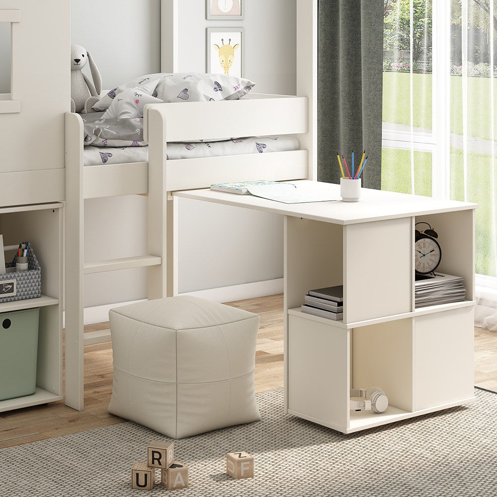 Kids Avenue Midi Playhouse Bed with Desk & Cube
