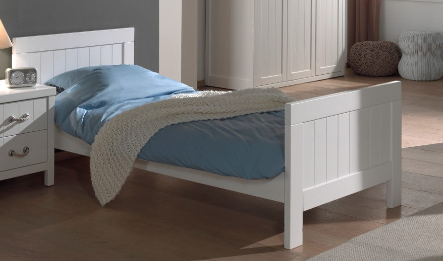 Vipack Lewis Kids Single Bed - White