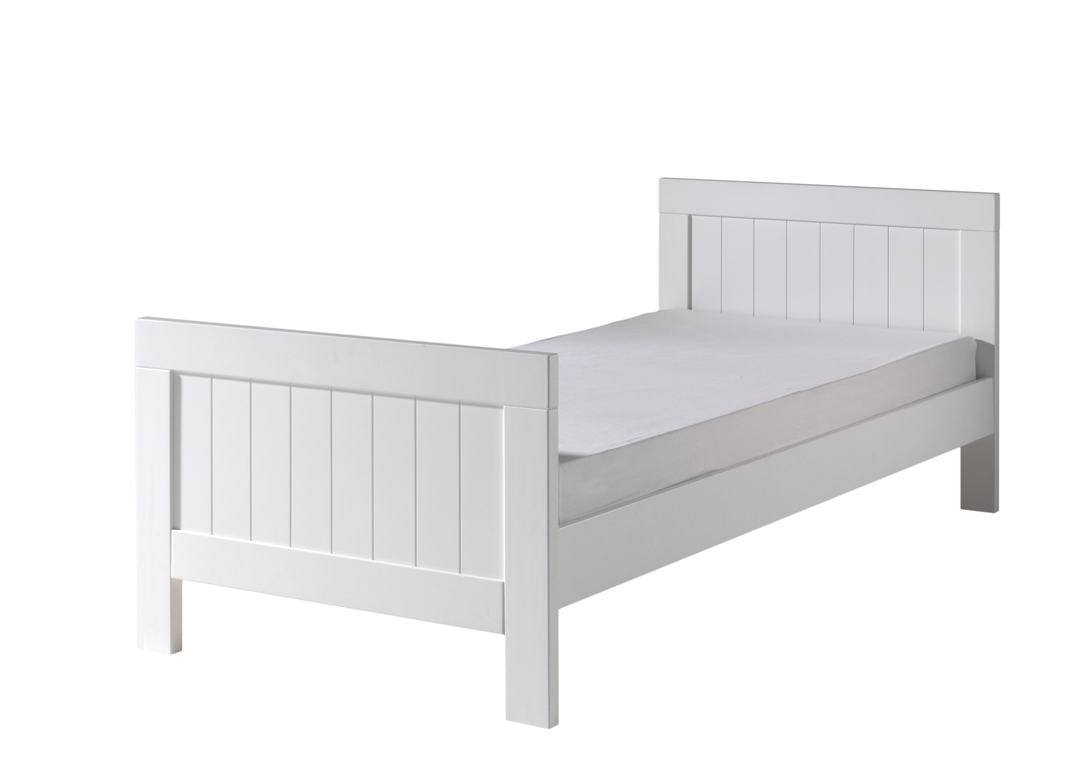 Vipack Lewis Kids Single Bed - White