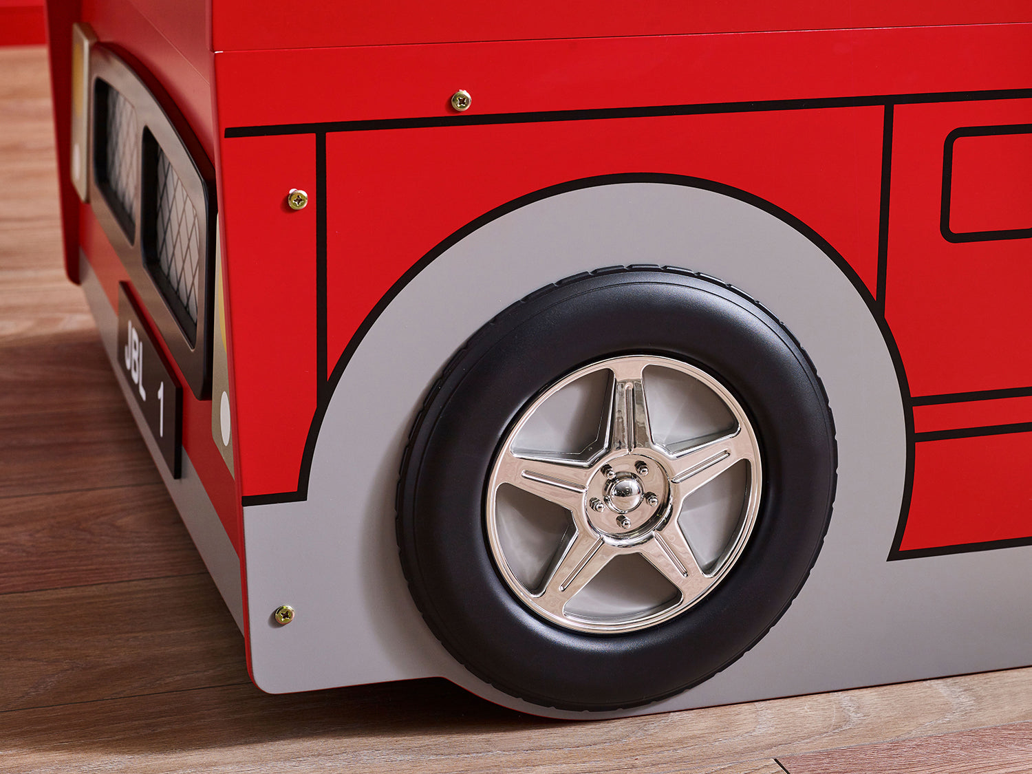 Julian Bowen London Bus Bunk Bed - Red