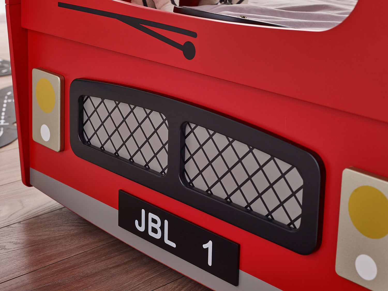 Julian Bowen London Bus Bunk Bed - Red