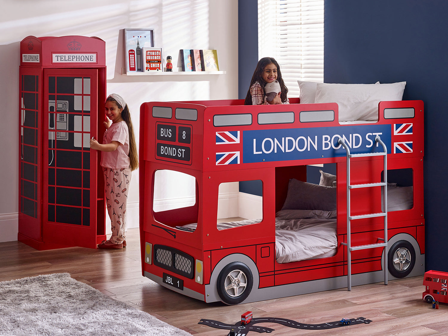 Julian Bowen London Bus Bunk Bed - Red