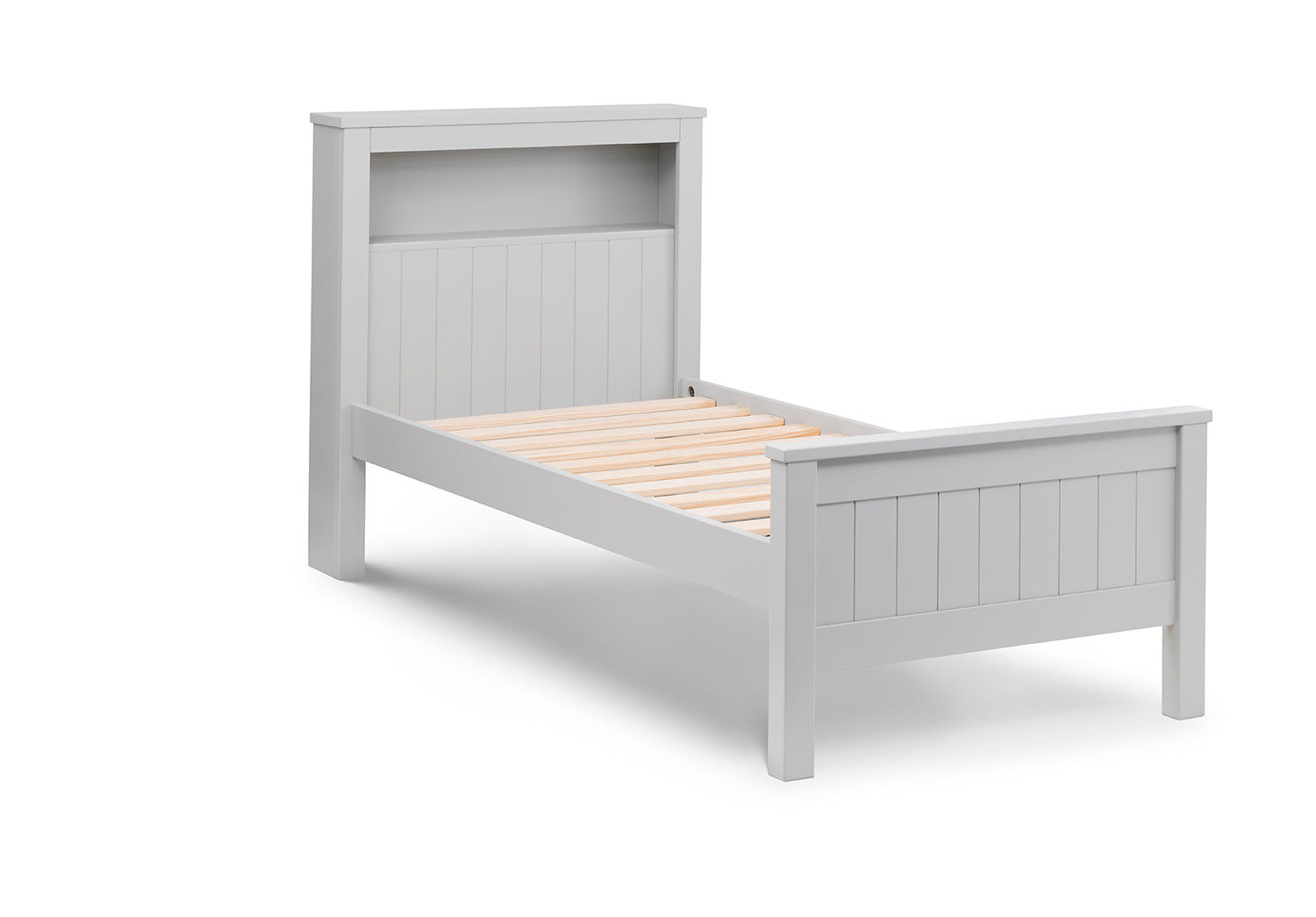 Julian Bowen Maine Bookcase Bed - Light Grey