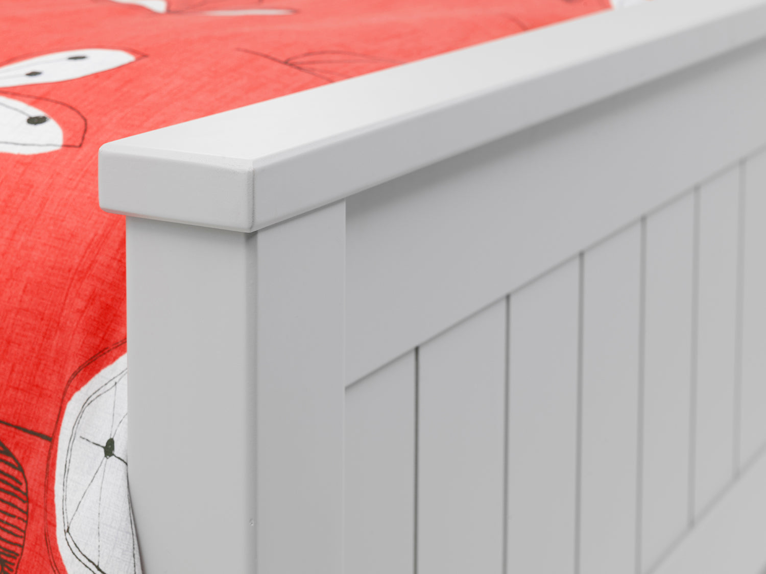 Julian Bowen Maine Bookcase Bed - Light Grey