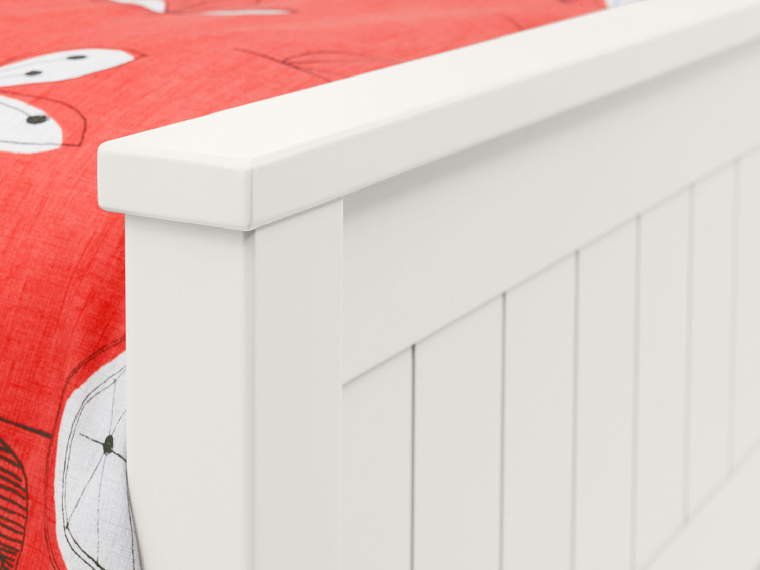 Julian Bowen Maine Bookcase Bed - White