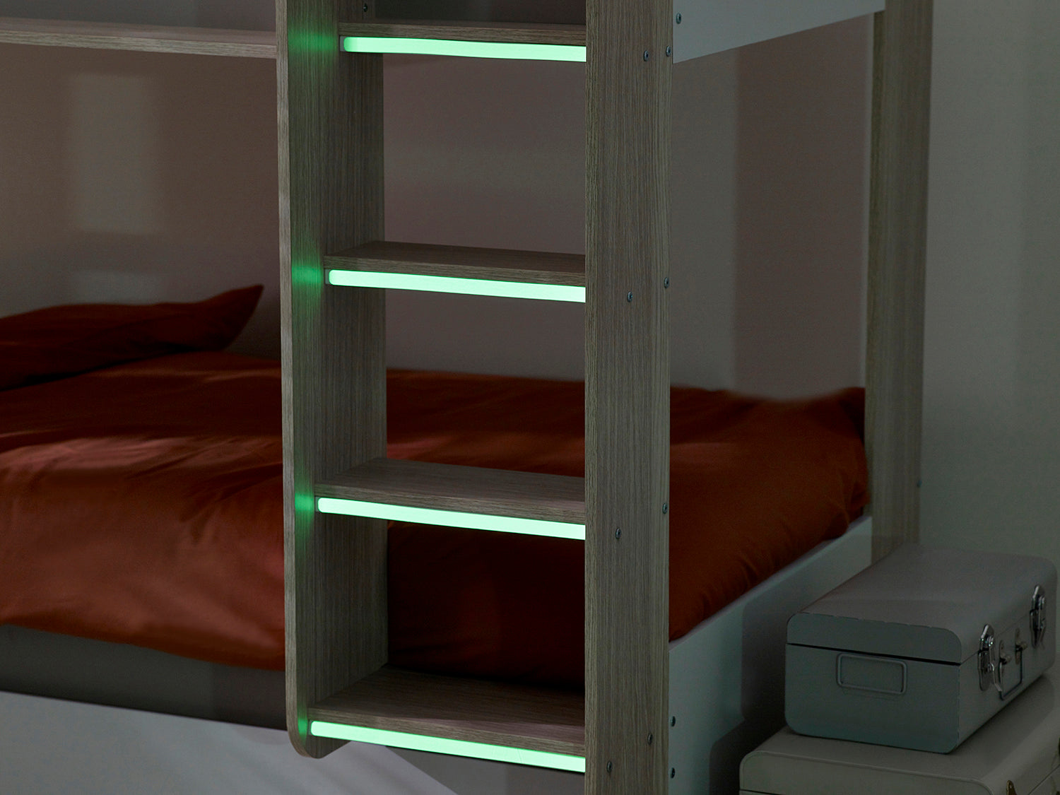 Julian Bowen Mars Bunk Bed & Underbed - White