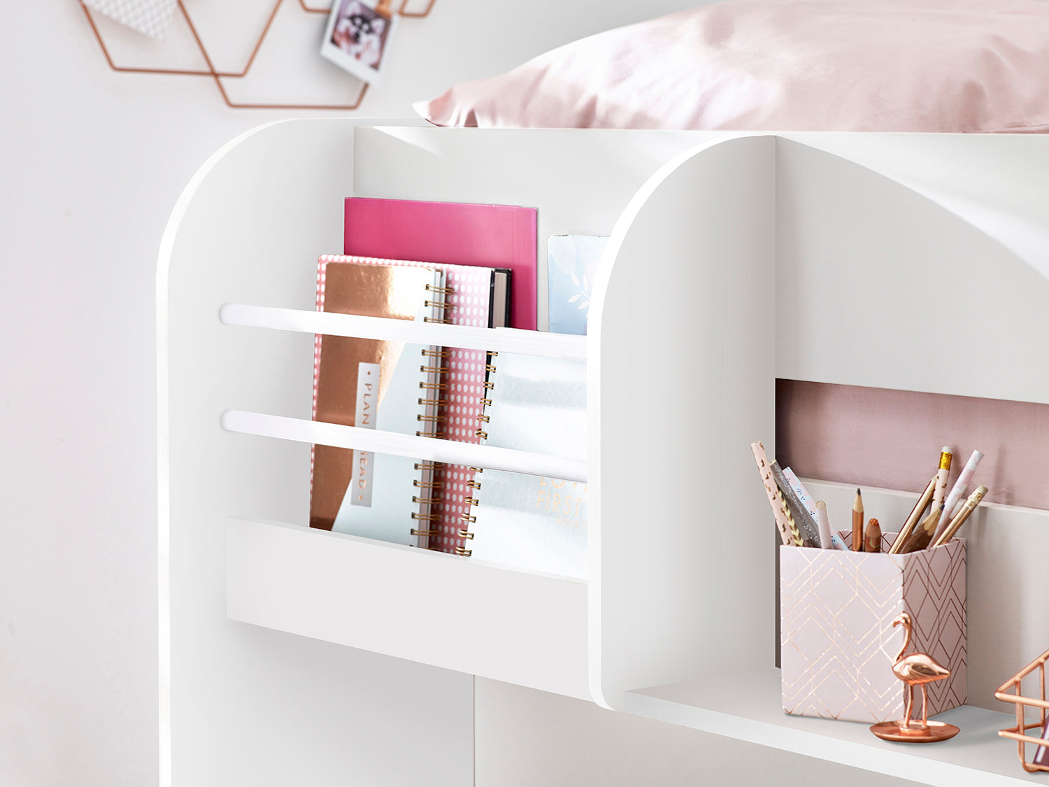 Julian Bowen Mars Bunk Bed & Underbed - White