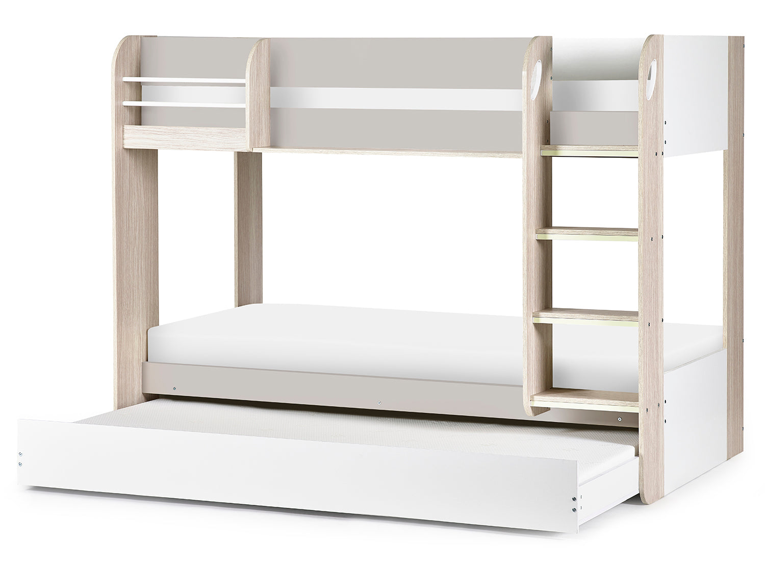 Julian Bowen Mars Bunk Bed & Underbed Bunk Bed - Taupe