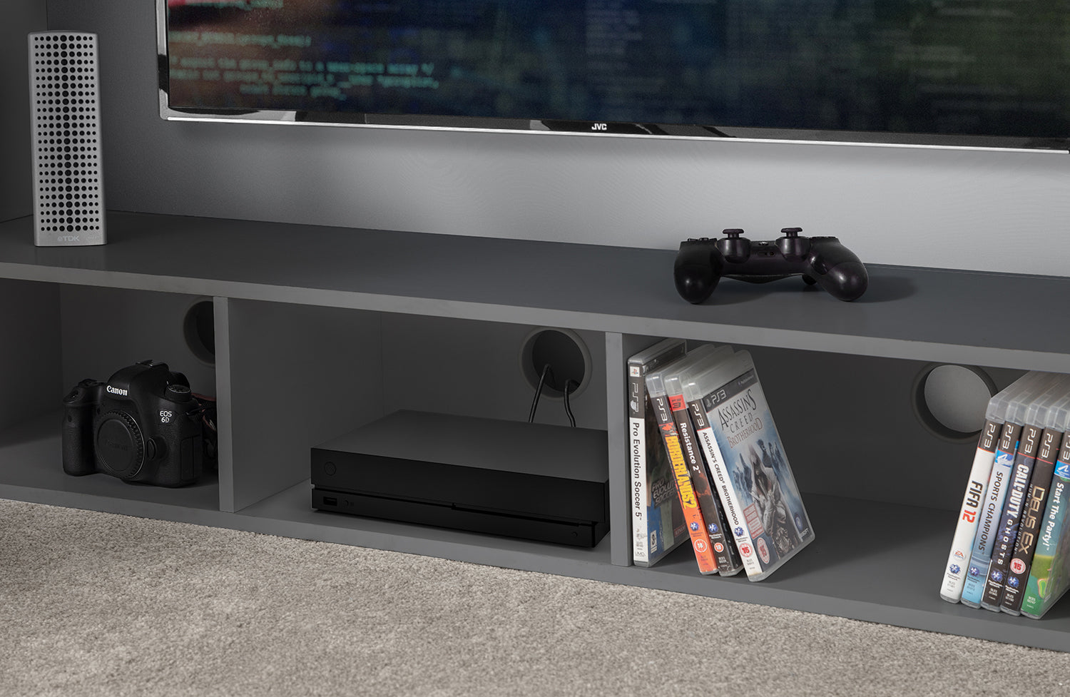 Julian Bowen Nebula Gaming Bed - Grey