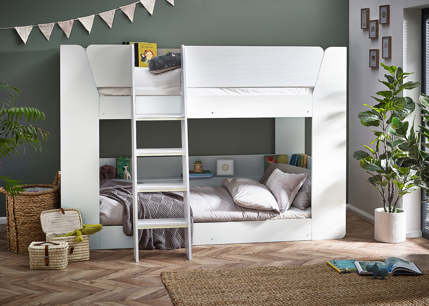 Julian Bowen Parsec Bunk Bed - White