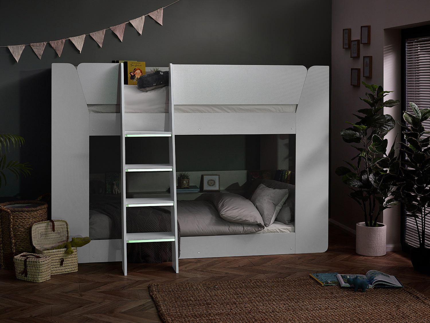 Julian Bowen Parsec Bunk Bed - White