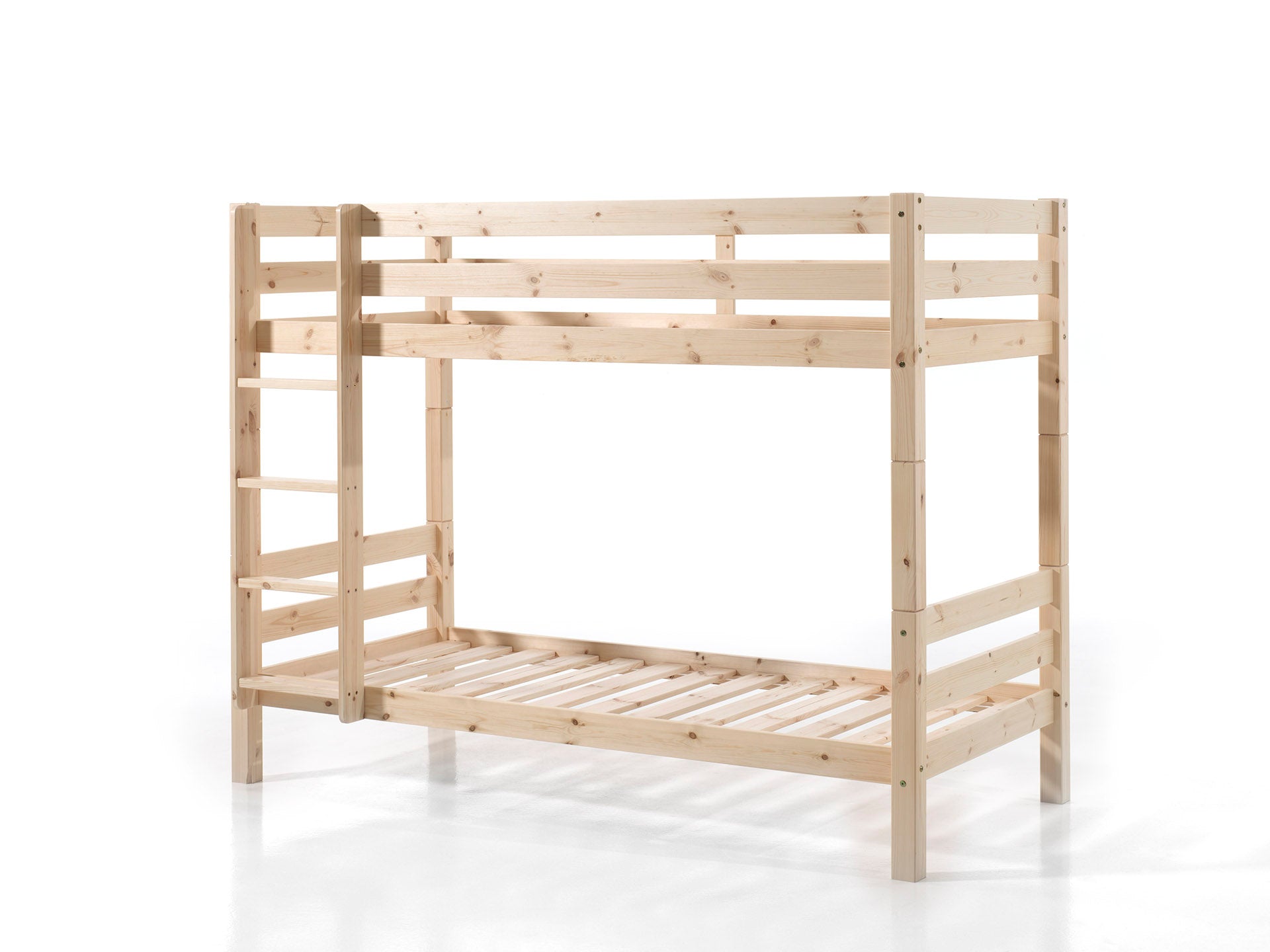 Vipack Pino Kids Bunk Bed - 160cm Height - Natural Wood