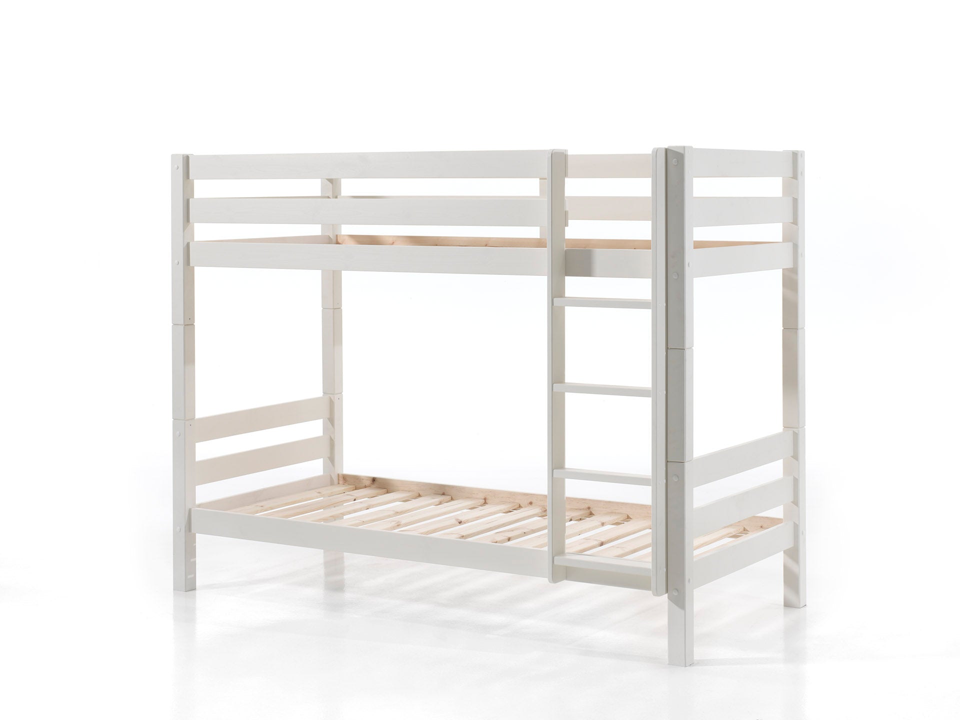 Vipack Pino Kids Bunk Bed - 160cm Height - White