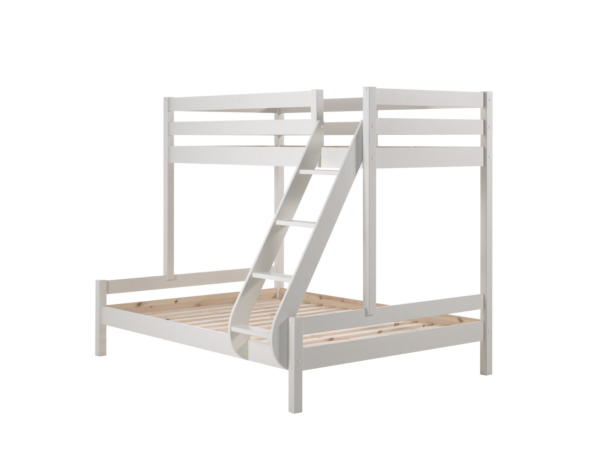 Vipack Pino Triple Sleeper Kids Bunk Bed - White