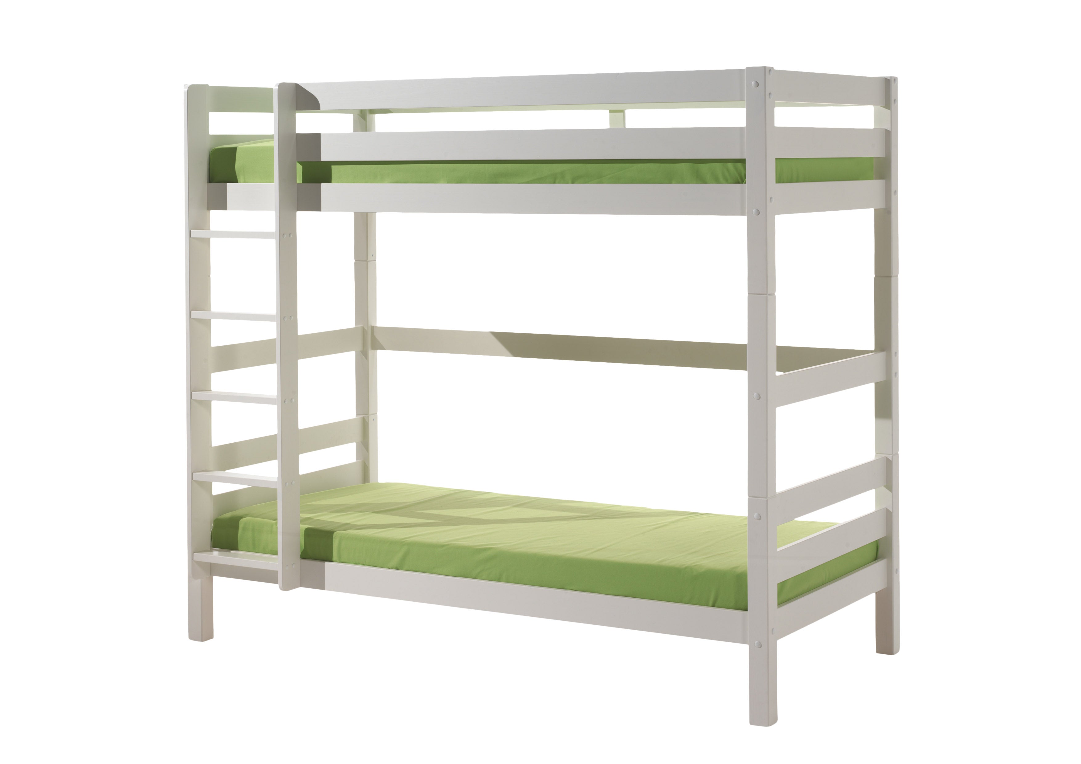 Vipack Pino Kids Bunk Bed - 180cm Height - White