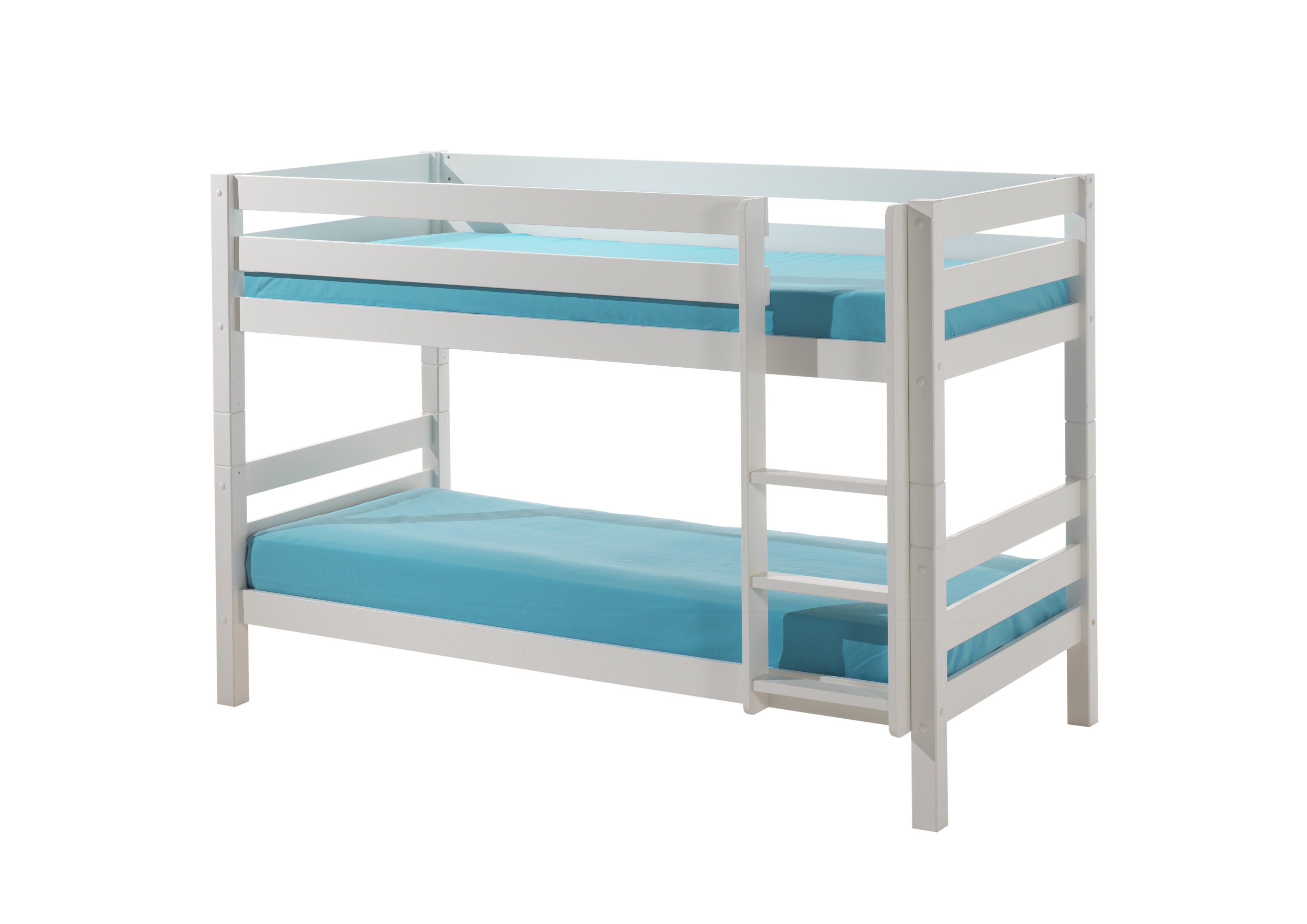 Vipack Pino Kids Bunk Bed 140cm Height - White