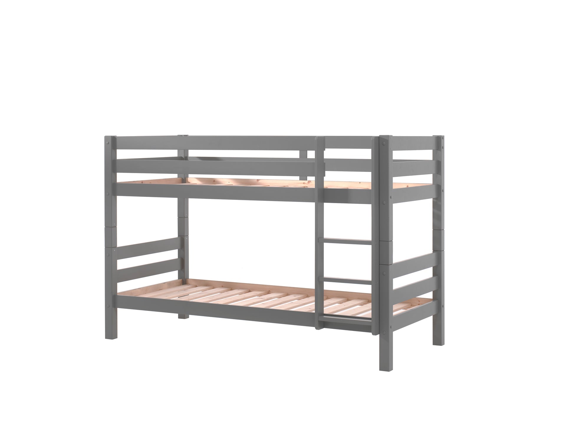 Vipack Pino Kids Bunk Bed 140cm Height - Grey