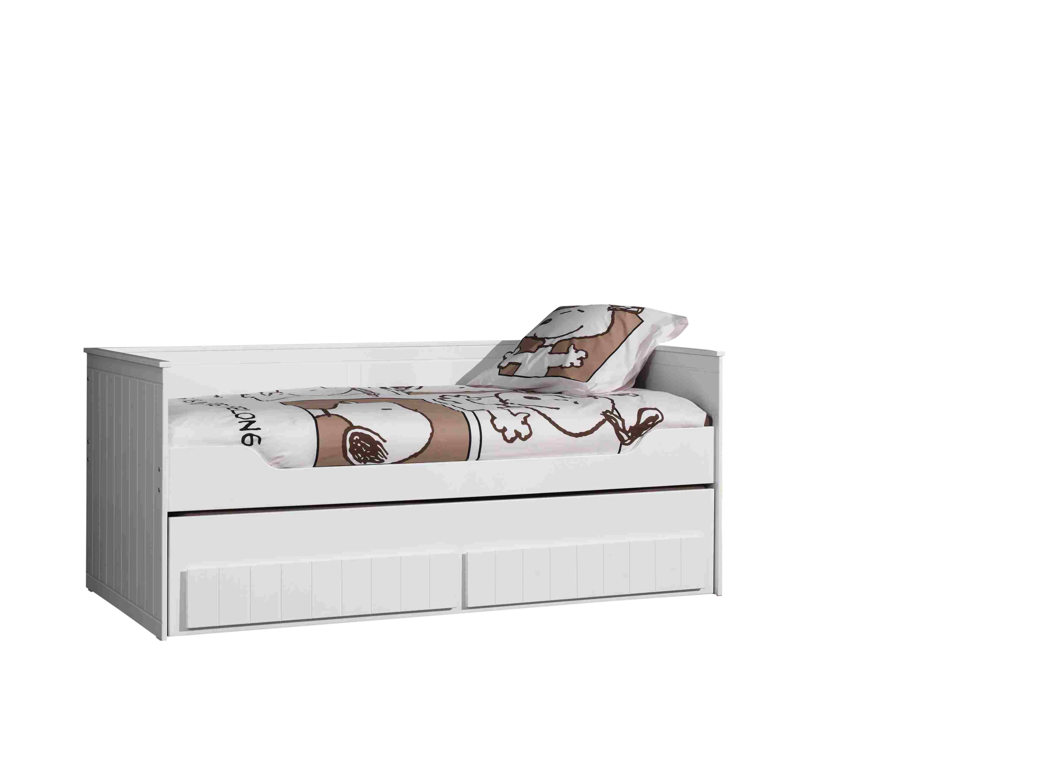 Vipack Robin Kids Cabin Bed with Trundle & Storage - White