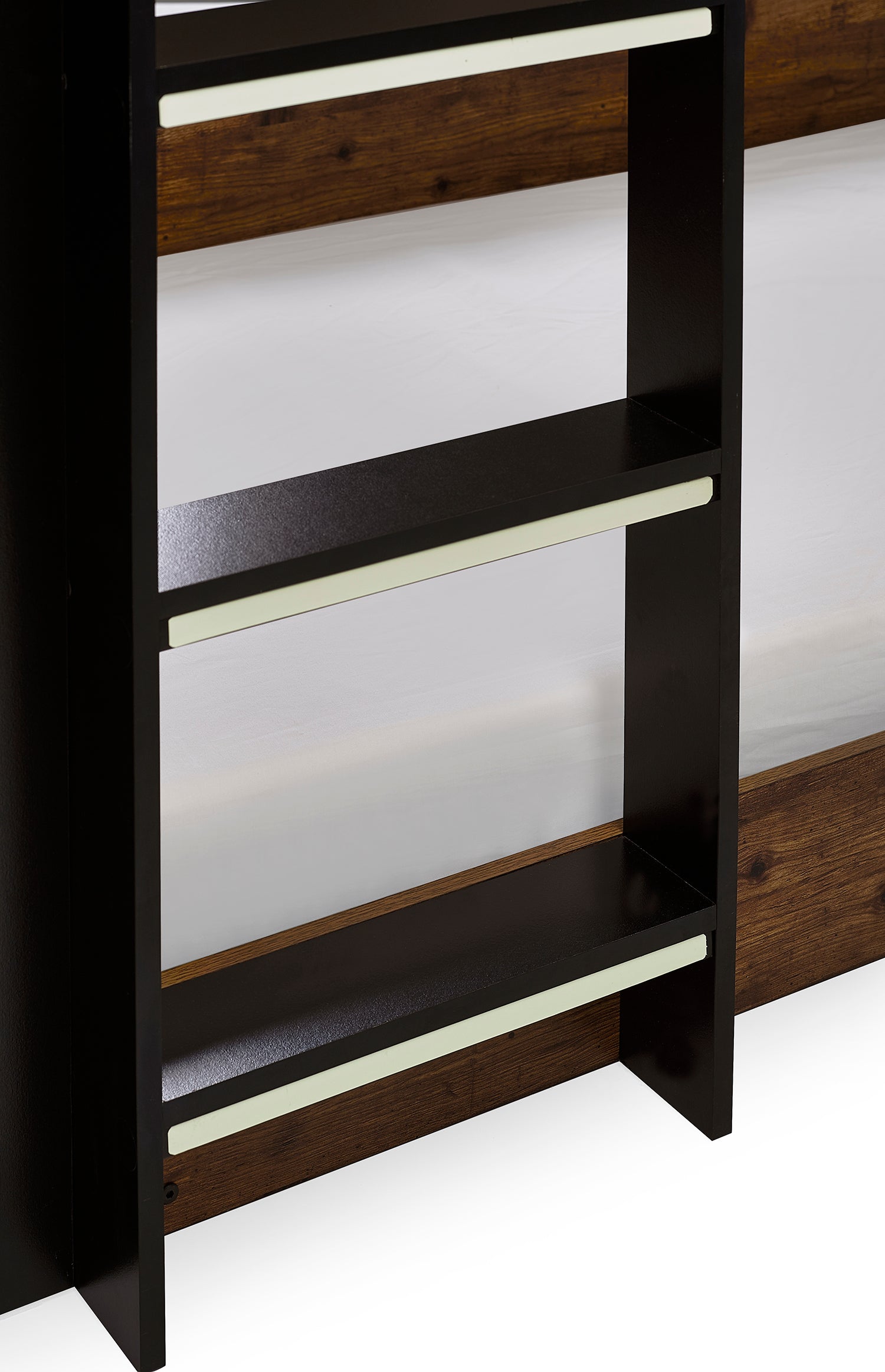 Julian Bowen Solomon Bunk Bed - Rustic And Black