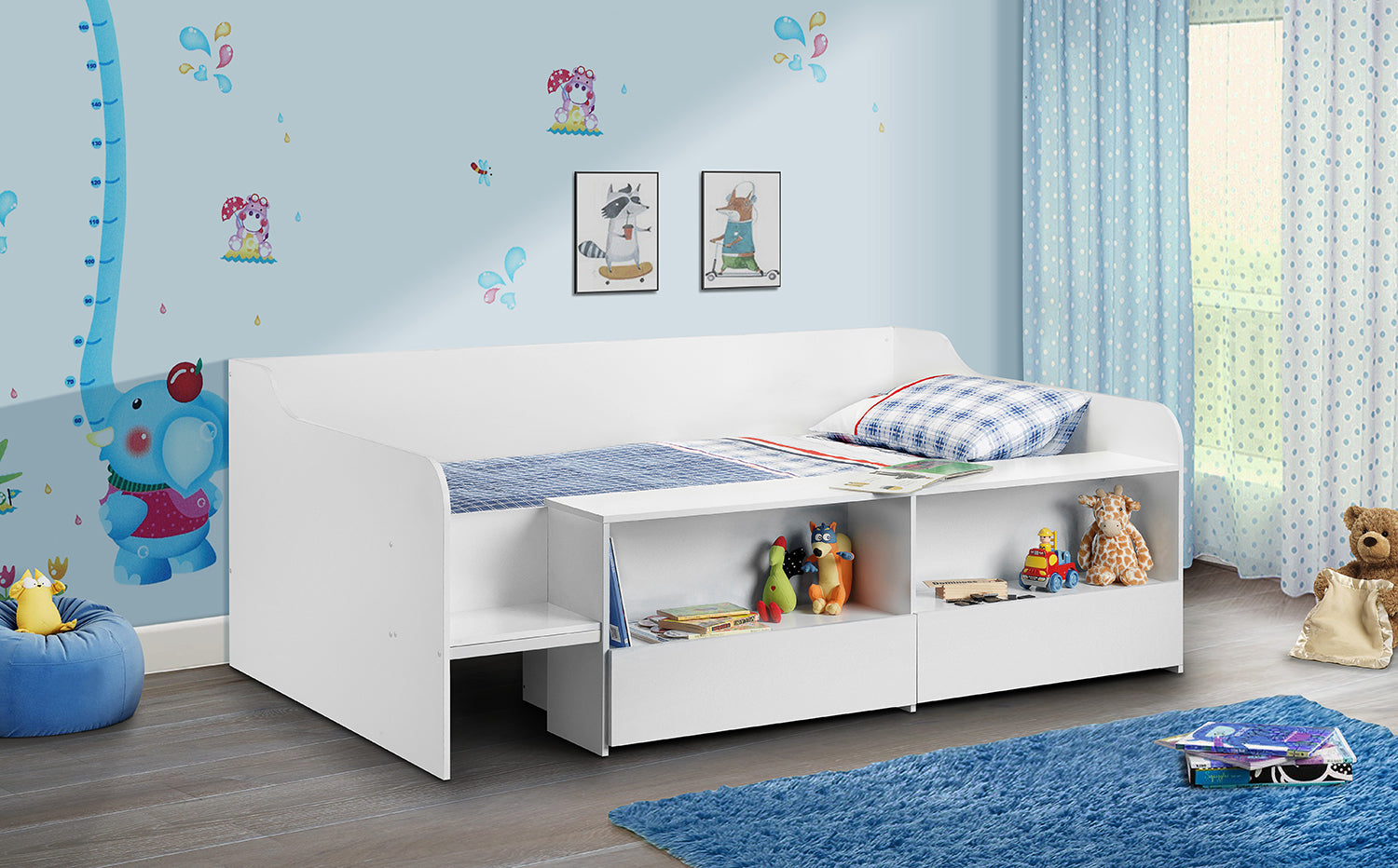 Julian Bowen Stella Low Sleeper Bed - White